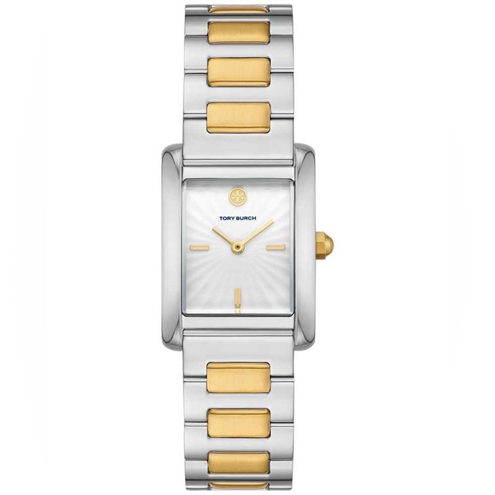 Authentic Tory Burch two-toned Eleanor Bracelet Watch